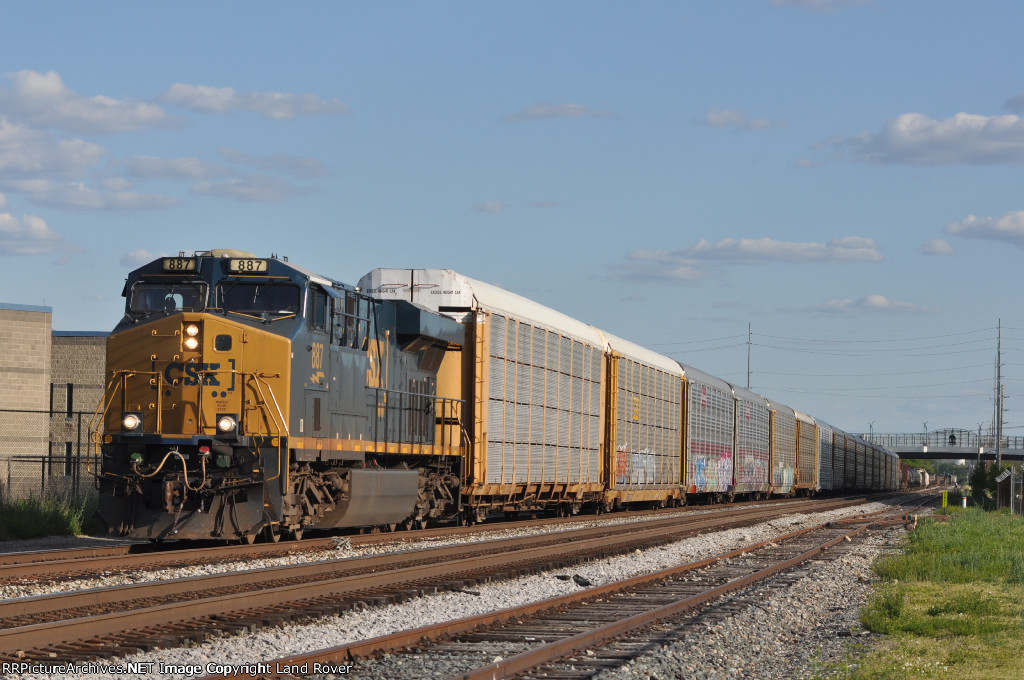 CSXT 887 North